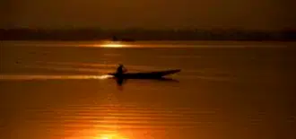 Keşmir’de gün batımı