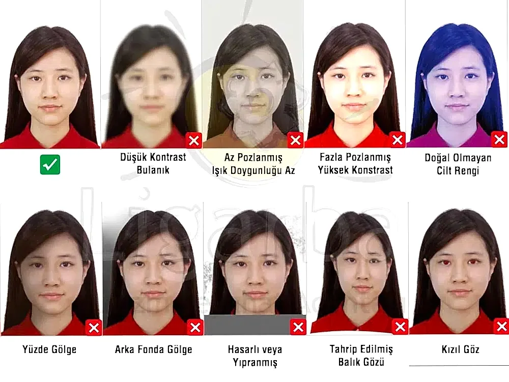 Çin Vizesi Fotoğraf Ölçüleri
