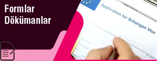 Almanya Vizesi Formlar Dökümanlar