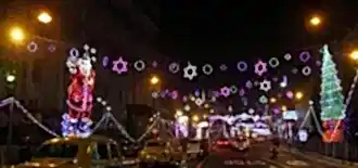 Hindistan’da Noel süslemeleri