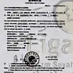 Çin Vize Davetiyesi İki Sayfa